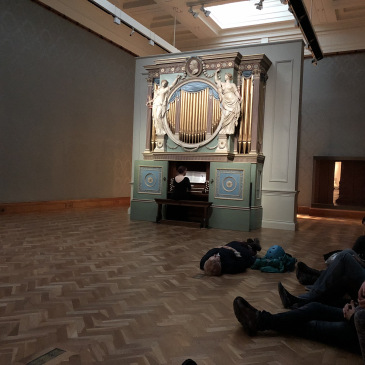 Looking and listening to the Sky in a Room, National Museum Wales, Cardiff