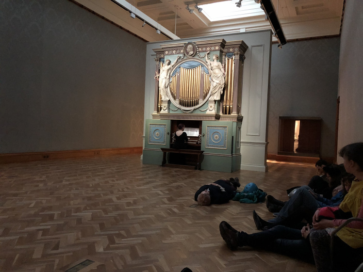 Looking and listening to the Sky in a Room, National Museum Wales, Cardiff