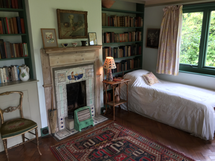 Virginia Woolf's room at Monk's House, Rodmell, Sussex. 