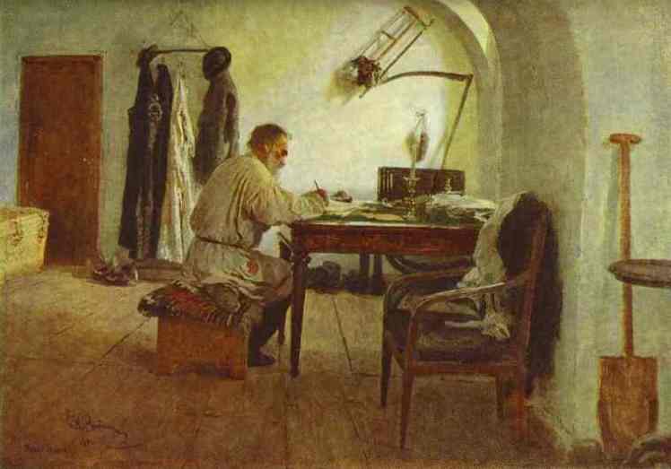 Leo Tolstoy in His Study, Ilya Repin Photo by Tschäff used under Creative Commons licence https://www.flickr.com/photos/tschaff/